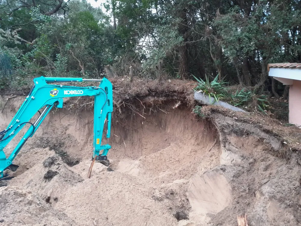 Travaux publics près de Queyrac
